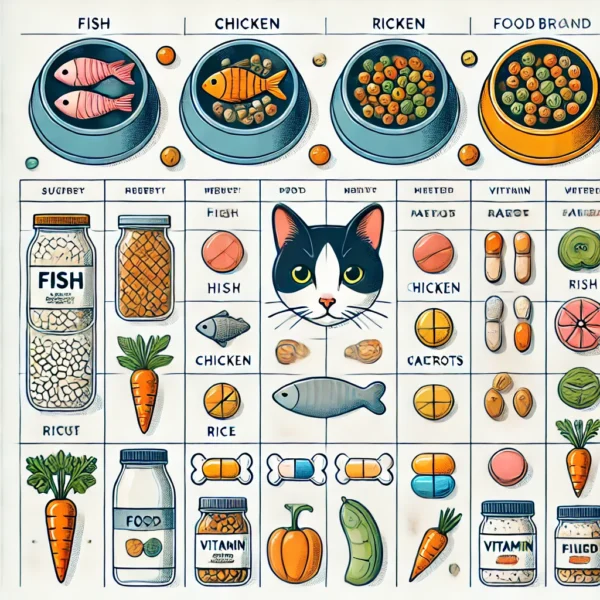 Vet-Grade Cat Diet Formulation Sheets