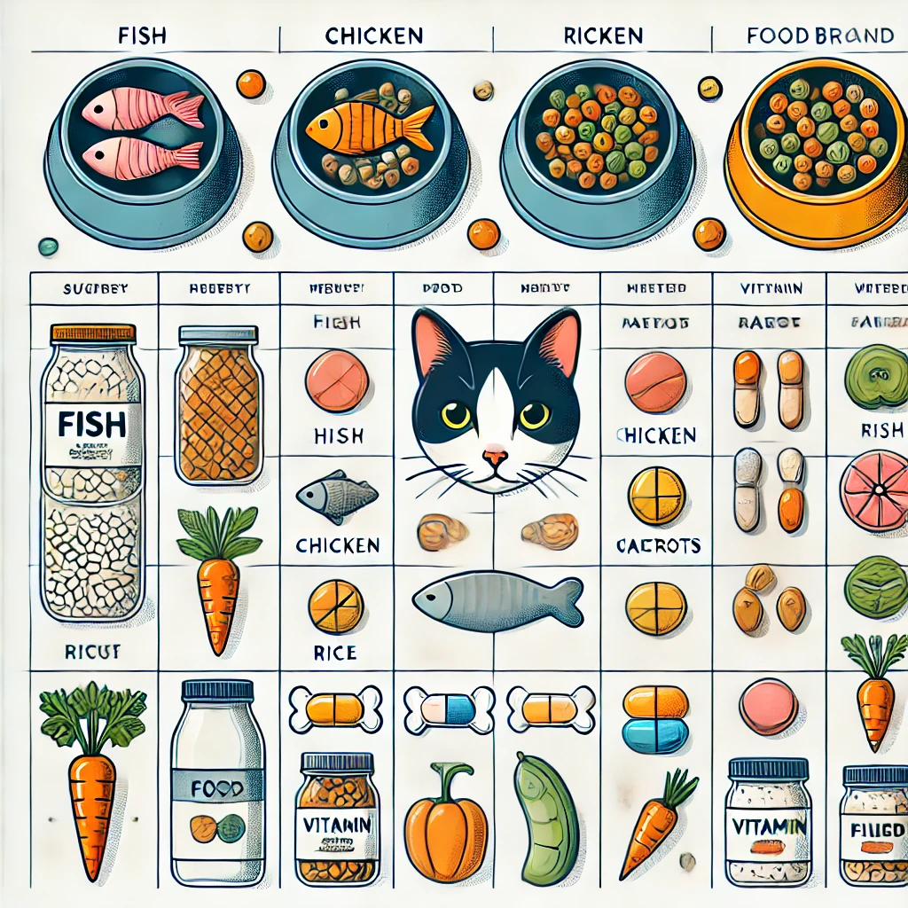 Vet-Grade Cat Diet Formulation Sheets