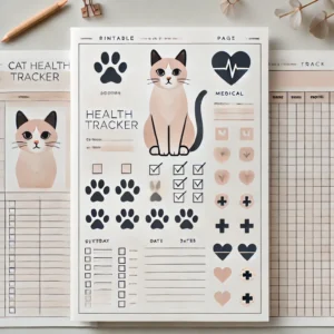 The Ultimate Cat Health Tracker (Printable Bundle)